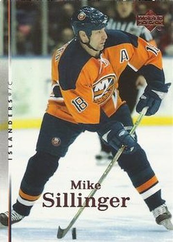 #124 Mike Sillinger - New York Islanders - 2007-08 Upper Deck Hockey