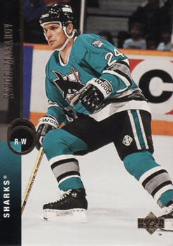 #124 Sergei Makarov - San Jose Sharks - 1994-95 Upper Deck Hockey