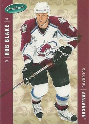 #124 Rob Blake - Colorado Avalanche - 2005-06 Parkhurst Hockey