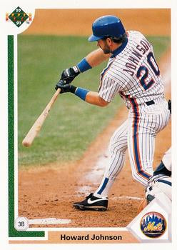 #124 Howard Johnson - New York Mets - 1991 Upper Deck Baseball