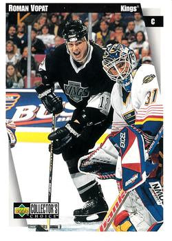 #124 Roman Vopat - Los Angeles Kings - 1997-98 Collector's Choice Hockey