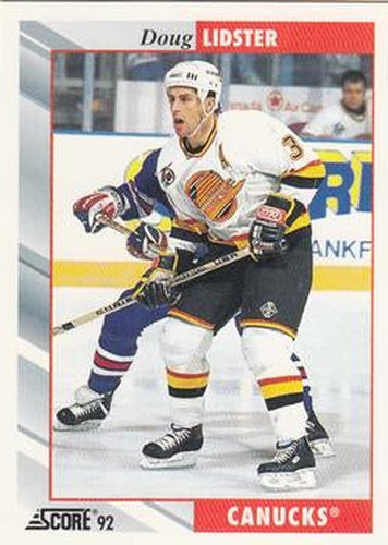 #124 Doug Lidster - Vancouver Canucks - 1992-93 Score USA Hockey