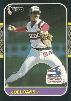 #124 Joel Davis - Chicago White Sox - 1987 Donruss Baseball