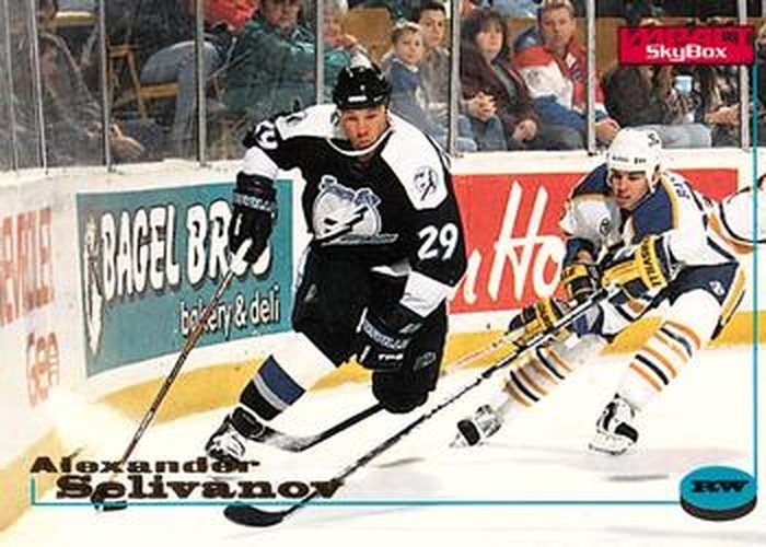 #124 Alexander Selivanov - Tampa Bay Lightning - 1996-97 SkyBox Impact Hockey