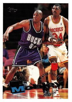 #124 Eric Mobley - Milwaukee Bucks - 1995-96 Topps Basketball