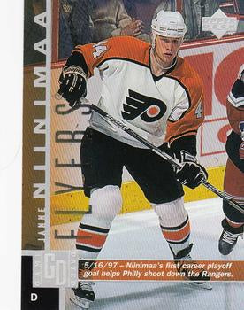 #124 Janne Niinimaa - Philadelphia Flyers - 1997-98 Upper Deck Hockey