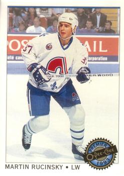 #124 Martin Rucinsky - Quebec Nordiques - 1992-93 O-Pee-Chee Premier Hockey