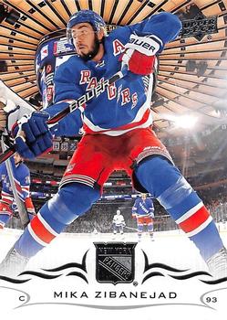 #124 Mika Zibanejad - New York Rangers - 2018-19 Upper Deck Hockey