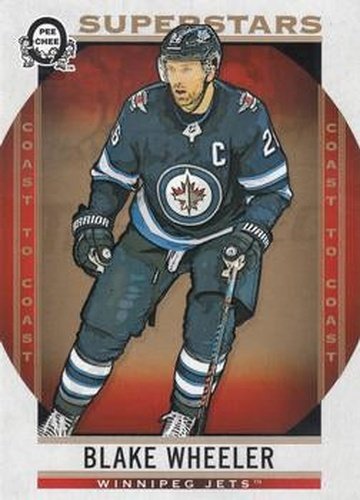 #124 Blake Wheeler - Winnipeg Jets - 2018-19 O-Pee-Chee Coast to Coast Hockey