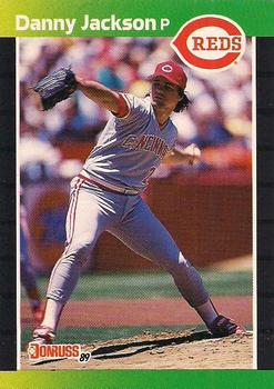 #124 Danny Jackson - Cincinnati Reds - 1989 Donruss Baseball