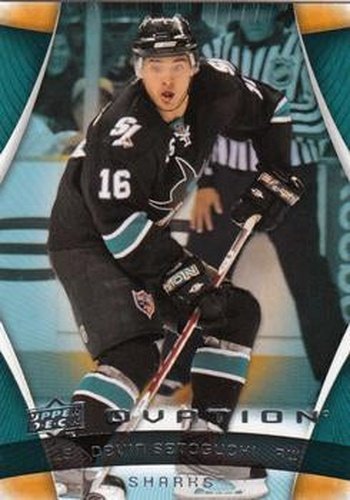#124 Devin Setoguchi - San Jose Sharks - 2009-10 Upper Deck Ovation Hockey