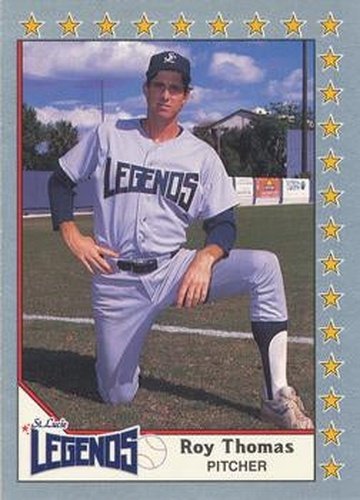 #124 Roy Thomas - St. Lucie Legends - 1990 Pacific Senior League Baseball