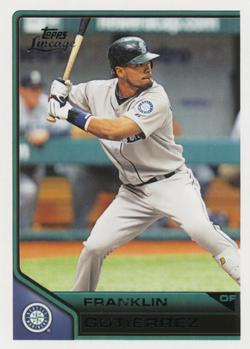 #124 Franklin Gutierrez - Seattle Mariners - 2011 Topps Lineage Baseball
