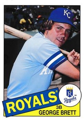 #124 George Brett - Kansas City Royals - 2013 Topps Archives Baseball