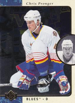 #124 Chris Pronger - St. Louis Blues - 1995-96 SP Hockey