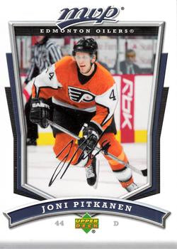 #124 Joni Pitkanen - Edmonton Oilers - 2007-08 Upper Deck MVP Hockey