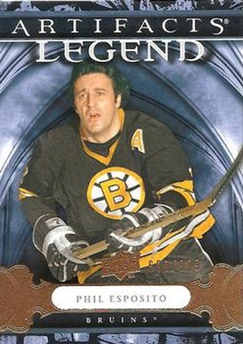 #124 Phil Esposito - Boston Bruins - 2009-10 Upper Deck Artifacts Hockey