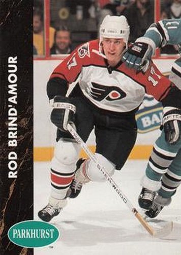 #124 Rod Brind'Amour - Philadelphia Flyers - 1991-92 Parkhurst Hockey