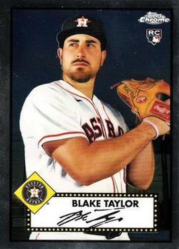 #124 Blake Taylor - Houston Astros - 2021 Topps Chrome Platinum Anniversary Baseball