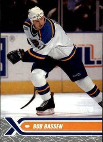#124 Bob Bassen - St. Louis Blues - 2000-01 Stadium Club Hockey