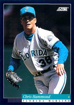 #124 Chris Hammond - Florida Marlins -1994 Score Baseball