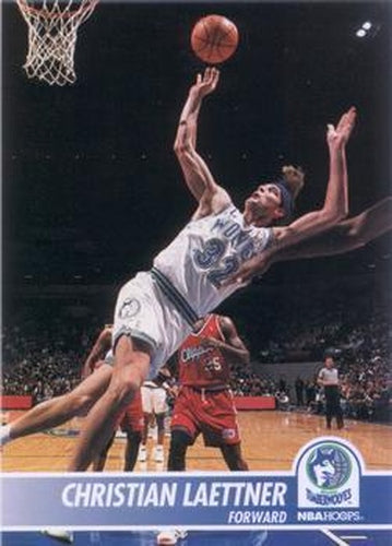 #124 Christian Laettner - Minnesota Timberwolves - 1994-95 Hoops Basketball