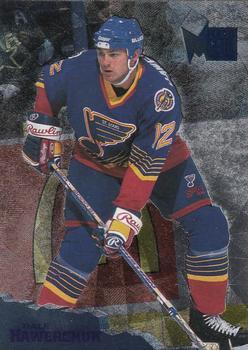 #124 Dale Hawerchuk - St. Louis Blues - 1995-96 Metal Hockey