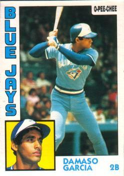 #124 Damaso Garcia - Toronto Blue Jays - 1984 O-Pee-Chee Baseball