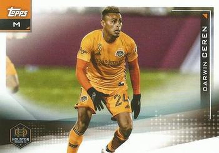 #124 Darwin Ceren - Houston Dynamo - 2021 Topps MLS Soccer