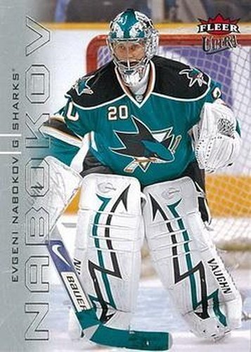 #124 Evgeni Nabokov - San Jose Sharks - 2009-10 Ultra Hockey