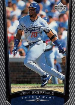 #124 Gary Sheffield - Los Angeles Dodgers - 1999 Upper Deck Baseball