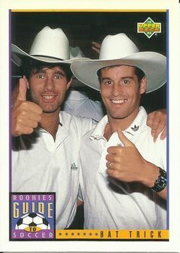 #124 Hat-Trick - 1993 Upper Deck World Cup Preview English/Spanish Soccer