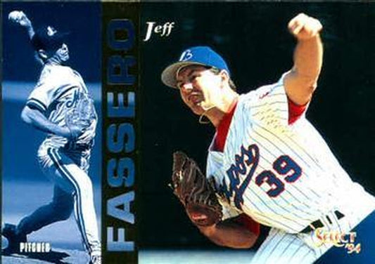 #124 Jeff Fassero - Montreal Expos - 1994 Select Baseball