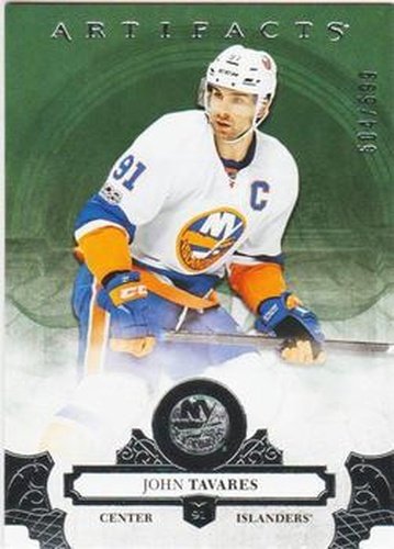 #124 John Tavares - New York Islanders - 2017-18 Upper Deck Artifacts Hockey