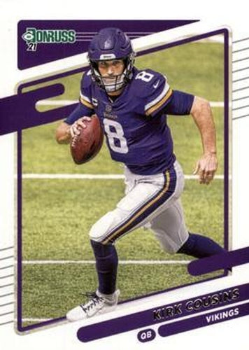 #124 Kirk Cousins - Minnesota Vikings - 2021 Donruss Football