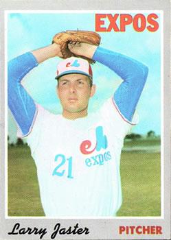 #124 Larry Jaster - Montreal Expos - 1970 Topps Baseball