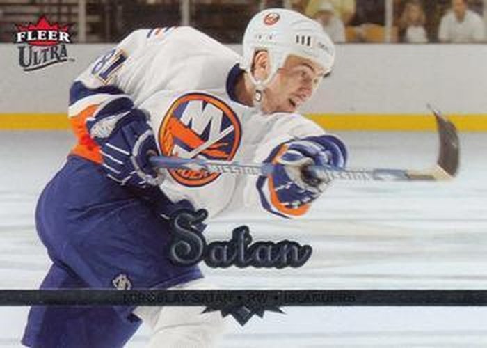 #124 Miroslav Satan - New York Islanders - 2005-06 Ultra Hockey