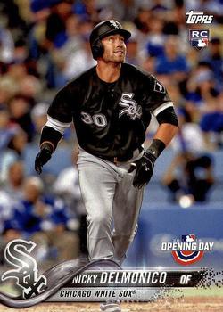 #124 Nicky Delmonico - Chicago White Sox - 2018 Topps Opening Day Baseball