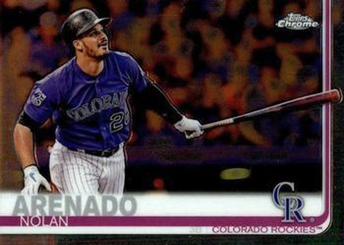 #124 Nolan Arenado - Colorado Rockies - 2019 Topps Chrome Baseball