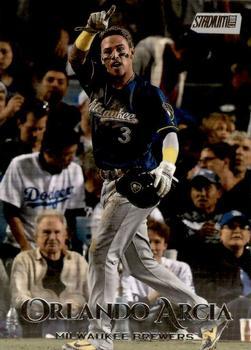 #124 Orlando Arcia - Milwaukee Brewers - 2019 Stadium Club Baseball