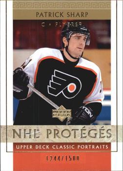 #124 Patrick Sharp - Philadelphia Flyers - 2002-03 Upper Deck Classic Portraits Hockey