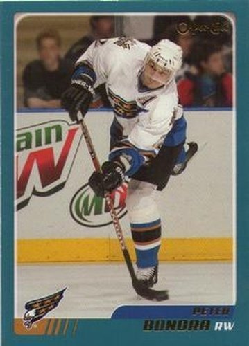 #124 Peter Bondra - Washington Capitals - 2003-04 O-Pee-Chee Hockey