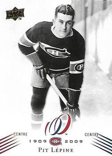 #124 Pit Lepine - Montreal Canadiens - 2008-09 Upper Deck Montreal Canadiens Centennial Hockey