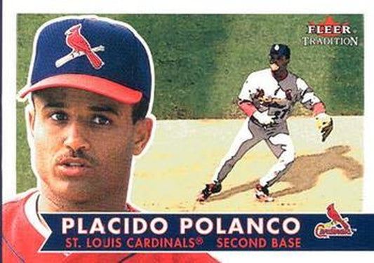 #124 Placido Polanco - St. Louis Cardinals - 2001 Fleer Tradition Baseball