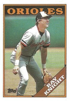 #124 Ray Knight - Baltimore Orioles - 1988 Topps Baseball