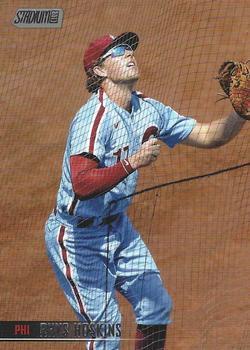 #124 Rhys Hoskins - Philadelphia Phillies - 2021 Stadium Club Baseball