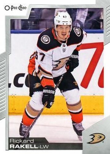 #124 Rickard Rakell - Anaheim Ducks - 2020-21 O-Pee-Chee Hockey