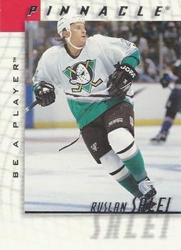 #124 Ruslan Salei - Anaheim Mighty Ducks - 1997-98 Pinnacle Be a Player Hockey
