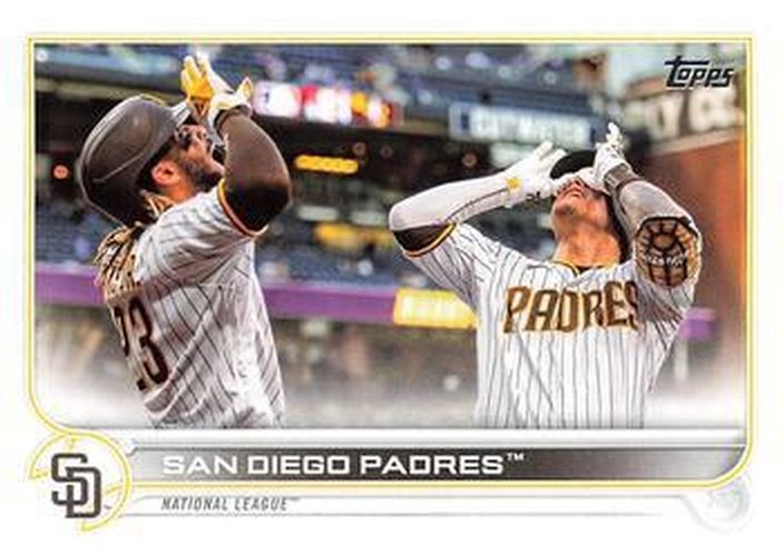 #124 San Diego Padres - San Diego Padres - 2022 Topps Baseball