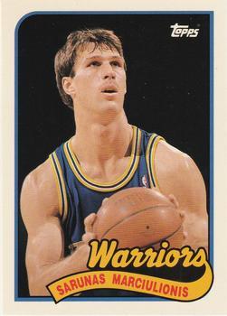 #124 Sarunas Marciulionis - Golden State Warriors - 1992-93 Topps Archives Basketball